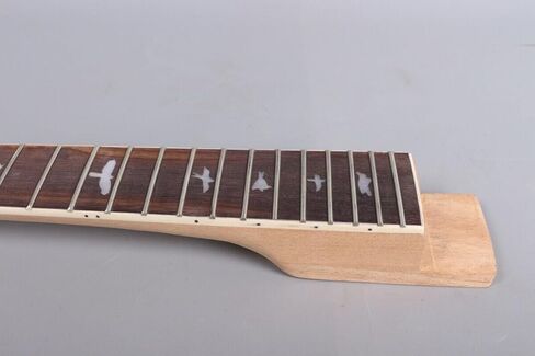Unfinished guitar body and neck Kit Semi Hollow Mahogany body with Maple Cap for DIY 22 Fret Mahogany neck in Saudi Arabia