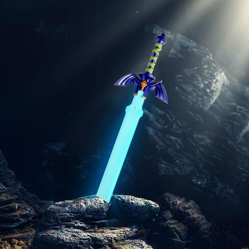 Glowing Master Sword, Plastic Zelda Sword with Lights, 40'' Plastic Master Sword(Assembly Required) in Kuwait