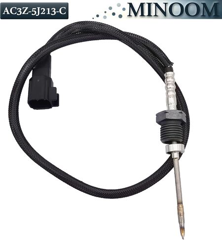 AC3Z-5J213-C مستشعر درجة حرارة غاز العادم EGT DPF DOC متوافق مع Ford 11-17 F-250 F-350 F-450 F-550 Super Duty 6.7l V8، لجزء 15-19 Transit-150 250 350 3.2l L5 رقم #AC3Z-5J213-B in Saudi Arabia