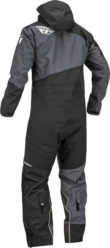 بدلة Fly Racing 2023 Cobalt Shell SB أحادية (أسود/رمادي/Hi-Vis، صغير) in Kuwait