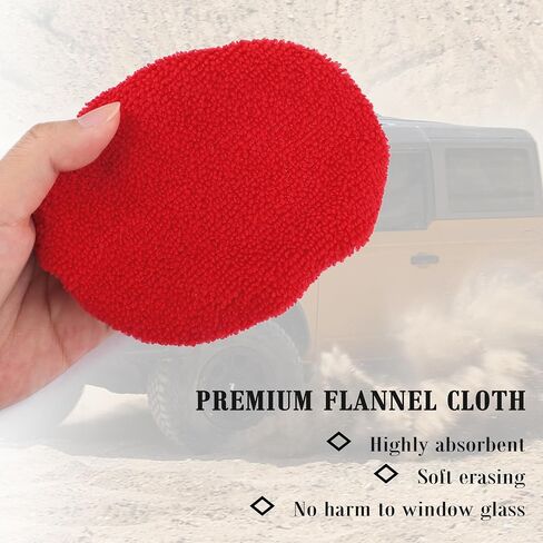 4PCS Car Care Microfiber Cleaning Cloth,Replacement Microfiber Cloth for Windshield Cleaner Tool & Window Cleaner Tool,Universal Car Cleaning Supplies for Your Car Must Haves in Saudi Arabia