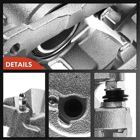 A-Premium Disc Brake Caliper Assembly with Bracket Compatible with Select Pontiac, Scion and Toyota Models - Vibe 2009-2010, xD 2008-2014, Corolla 2009-2019, Matrix 2009-2013 - Front Driver Side in Saudi Arabia