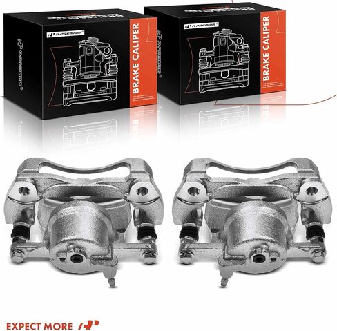 A-Premium Disc Brake Caliper Assembly with Bracket Compatible with Select Pontiac, Scion and Toyota Models - Vibe 2009-2010, xD 2008-2014, Corolla 2009-2019, Matrix 2009-2013 - Front Driver Side in Saudi Arabia