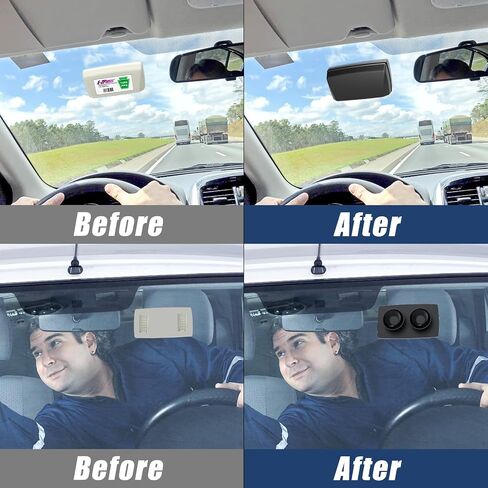 EZ Pass Holder & Cover with Super Strong Suction Cups for Windshield. Ezpass Holder Toll Pass Transponder iPass Holder (Black) in Saudi Arabia