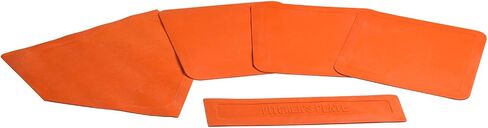 Champro Throw Down Rubber Bases, Set of 5, Orange in Saudi Arabia