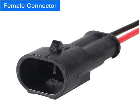 AITRIP 10 Kit 1 Pin Connector,Way Car Waterproof Electrical Connector,1 pin Plug Auto Electrical Wire Connectors with Wire 16 AWG Marine for Car, Truck, Boat, and Other Wire Connections in Saudi Arabia
