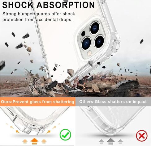 حافظة كروس لهاتف آيفون 15، غطاء هاتف محمول مزود بقلادة مع حزام سلكي بطول قابل للتعديل وحبل حبل مقاوم للصدمات بدون استخدام اليدين غطاء هاتف شفاف لهاتف آيفون 15-بيج in Kuwait