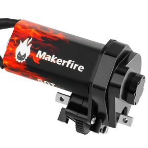Makerfire RS050 50T محرك مصقول مع ترس حلزوني ناقل حركة كامل لـ SCX24 AX24 1/24 RC Crawler Upgrade استبدال محرك