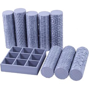 3DEGOS Texture Roller Collection Set DND Battle Mat DND Terrain for Dungeons and Dragons, D&D, Pathfinder, Warhammer 40k, RPG, Miniatures, Age of Sigmar, Tabletop, D and D, Dungeons and Dragons Gifts
