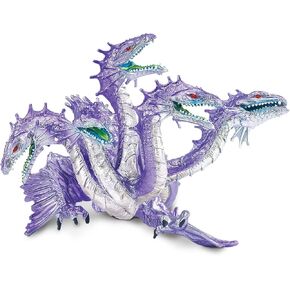 Safari Ltd. Hydra Figurine - Hand-Painted 7.5" Mythical Serpent Figure - Fun Educational Toy for Boys, Girls & Kids Age 3+