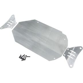 هيكل درع متوافق مع Tamiya TT02 TT-02 1/10 RC CAR CAR VELANT FESTER BOSTECTORTER PARTS SKID PARTS CANFORY (SILVER)