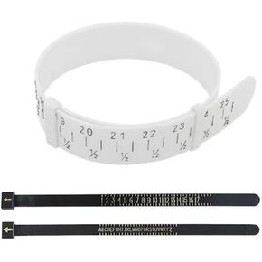Finger and Wrist Measuring Tool Set, Universal Ring and Bracelet Sizer, US UK Size Measure Tool