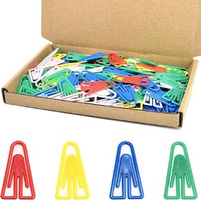 مقاطع الورق البلاستيكية 180 PCS 35mm ملون مختلط مقاطع مثلث إبداعية صغيرة