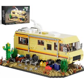 Breaking RV Adventure Building Set, MOC Upgraded Classic Scene, Compatible with Lego for Adults, for Adults and Avid Fans