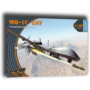Clear Prop 4808 1/48 MQ-1C UAV Unmanned Aerial Model Model Kit ، Gray