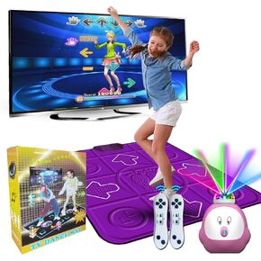 P-Ink Kids & Adults Dance Mat - Musical AR Game Mat with Camera for Kids, TV Game, Christmas & Birthday Gift for Girls & Boys