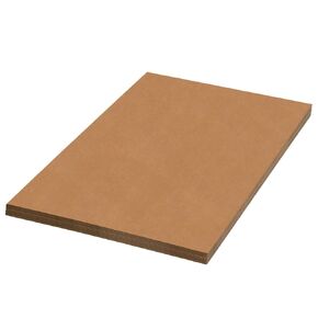 صفائح من الورق المقوى المموج Aviditi ، 16 "× 16" ، Kraft Brown ، لتعبئة المنتجات ، والبريد ، وحماية المنتجات من أضرار الرافعة الشوكية ، 50 ورقة