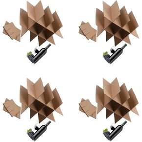 4Set Box Cardboard Dividers: 15x11in Packaging Glass Dividers Packaging Box Dividers Packaging Kit Cardboard Moving Box Dividers Packaging Box Corrugated Paper