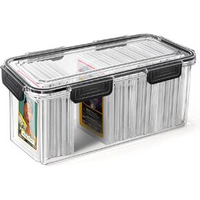 Graded Sports Card Storage Box, Trading Card Storage Box, Graded Card Slab Storage Case Fits PSA BGS & SGC