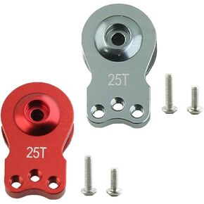 2PCS RC 25T SEVO SAVER قابلة للتعديل نابيع الألومنيوم HI-Torque للوحش من الخنفساء ARRMA GRANITE BIG ROCK 4S MG996 SARVO
