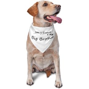 Big Brother Dog Bandana - كشف الجنس ، إعلان الطفل ، عكسه ، أبيض