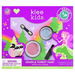 Luna Star Klee Kids Mini Play Makeup Kit. لطيف وغير سامة. صديق للطفل. صنع في الولايات المتحدة. (Twinkle Magic Fairy)