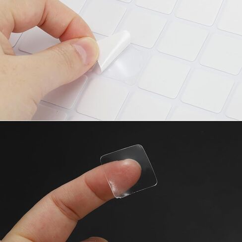 PATIKIL Double Sided Sticky Dot 0.6x0.6 Inch / 15x15mm, 300 Pcs in 6 Sheet Removable Clear Sticky Tack Square Putty for Balloon, Crafts, Art Festival Decoration in Saudi Arabia
