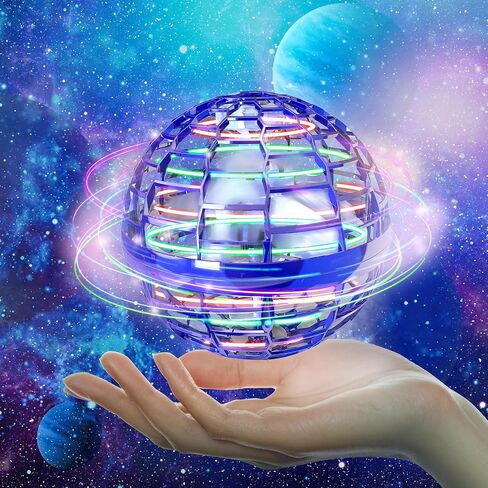 Flying Orb Toys, Galaxy Boomerang, 2024 Upgraded Hand Controlled Hover Ball, Cosmic Globe, 360 Rotating Cool Fidget Spinner, Mini Drone Flyorb Toy Gift for 6-10+ Kids & Adults in Saudi Arabia