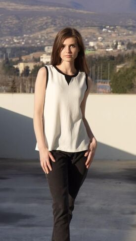 Dokotoo Tank Tops for Women Round Neck Sleeveless Waffle Knit Tops for Women Color Block Womens Tank Tops 2025 Summer in Kuwait