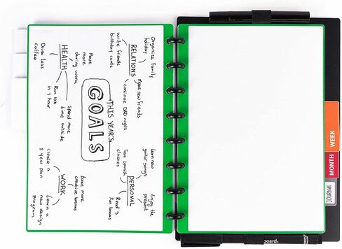 Modubooq - 16 magenta to-do list reusable discbound duratech3 pages - inserts with to do lists for smart notebook - A5 in Kuwait