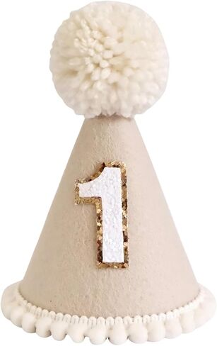 1st Birthday Hat for Girls Boys, Natural Boho First Birthday Crown, Adorable Birthday Party Decorations in Saudi Arabia
