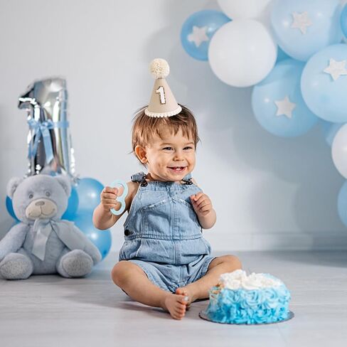 1st Birthday Hat for Girls Boys, Natural Boho First Birthday Crown, Adorable Birthday Party Decorations in Saudi Arabia