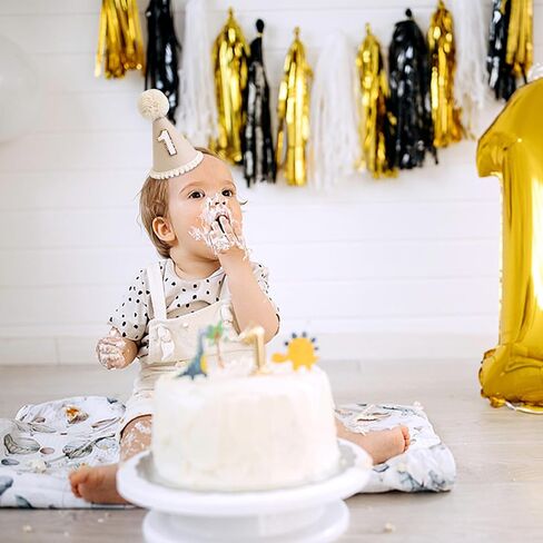 1st Birthday Hat for Girls Boys, Natural Boho First Birthday Crown, Adorable Birthday Party Decorations in Saudi Arabia