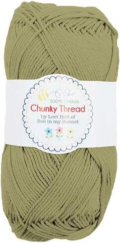 Riley Blake Assortment of New Premium Chunky Thread by Lori Holt of Bee in My Bonnet, Vibrant Colors for Knitting, Crochet and Crafts. (Stonewash) in Saudi Arabia