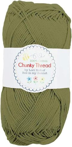 Riley Blake Assortment of New Premium Chunky Thread by Lori Holt of Bee in My Bonnet, Vibrant Colors for Knitting, Crochet and Crafts. (Stonewash) in Saudi Arabia