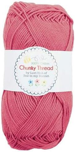 Riley Blake Assortment of New Premium Chunky Thread by Lori Holt of Bee in My Bonnet, Vibrant Colors for Knitting, Crochet and Crafts. (Stonewash) in Saudi Arabia