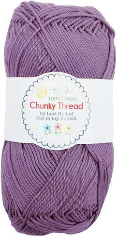 Riley Blake Assortment of New Premium Chunky Thread by Lori Holt of Bee in My Bonnet, Vibrant Colors for Knitting, Crochet and Crafts. (Stonewash) in Saudi Arabia
