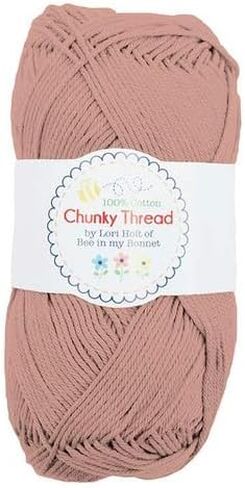 Riley Blake Assortment of New Premium Chunky Thread by Lori Holt of Bee in My Bonnet, Vibrant Colors for Knitting, Crochet and Crafts. (Stonewash) in Saudi Arabia