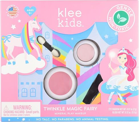 Luna Star Klee Kids Mini Play Makeup Kit. Gentle and Non-Toxic. Kid-Friendly. Made in USA. (Twinkle Magic Fairy) in Saudi Arabia