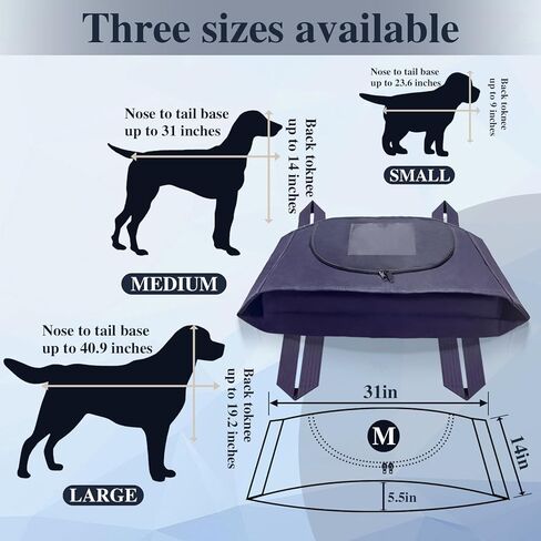 Dog Burial Bag with Handle Pet Caskets for Dogs and Cats,Pet Burial Box,Eco Friendly Pet Body Bag for Burial and Cremation（L） in Saudi Arabia