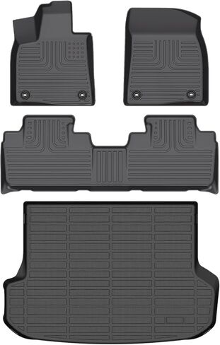 Wayhigh-Floor Mats Cargo Liner Set for 2022 2023 2024 2025 Lexus NX All Weather TPE Car Mats Accessories Lexus NX/NX250/NX350/NX350 F Sport/NX350h/NX450h+/NX450h+ F Sport in Saudi Arabia