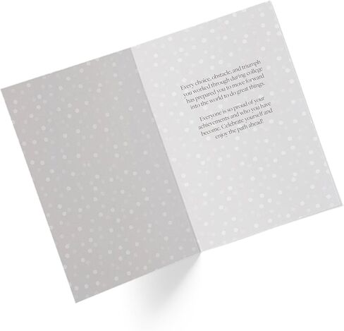 Graduation Card for Daughter | Flowers graduation cap Proud of the Woman You've Become | 5"x7.5" | Single Card and Envelope | Female USA Small Business in Kuwait