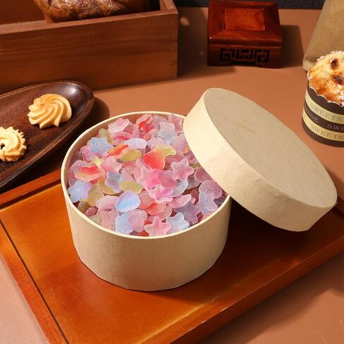 1 Pack Present Box 4.92x2.3 inch Mini Round Present Box Boxes with Lids, Bridesmaid Wedding Proposal for Graduation Birthday Wedding Storage in Kuwait