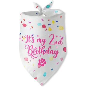 Dog Birthday Decorations It's My Bithday Mother Puppers Blue Pet Bandana Dog Triangle Scarf Bandana for Dogs Birthday Outfit Gifts Party Decorations Dress