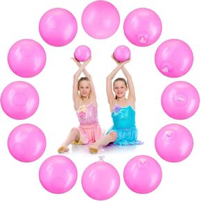 12 PCS كرات شاطئية قابلة للنفخ ، 5 بوصات ميني PVC كرات سباحة قابلة للطفرة لمحيط هاواي تحت إمدادات ديكورات الحفلات البحرية