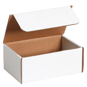 Box USA BML743 7 1/8 "L X 4 1/2" W x 3 "H ، White (حزمة 50)