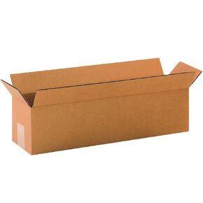 Aviditi 2055 Long Corrugated Cardboard Box 20" L x 5" W x 5" H, Kraft, for Shipping, Packing and Moving (Pack of 25)