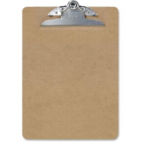 Officemate 83500 Rec Wood Clipboard, LTR, 9-Inch x12-1/2-Inch, Brown