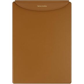 FENICE ECO PU الجلود المقاومة للماء الحافظة المغناطيسية الحافظة المنظم. 9 "x12" (براون ، عزباء)