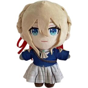 JCVCX 10 '' Violet Girl with Red Hair Band Band Plush Toy Studed Sugged Doll Plushies Soft Plushies